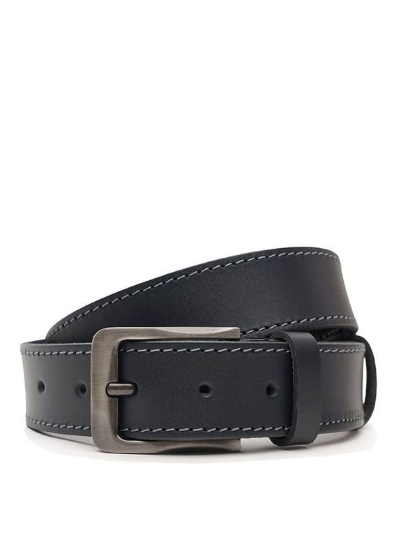 Чоловічий шкіряний ремінь V1125FX39-navy Borsa Leather (359377513)