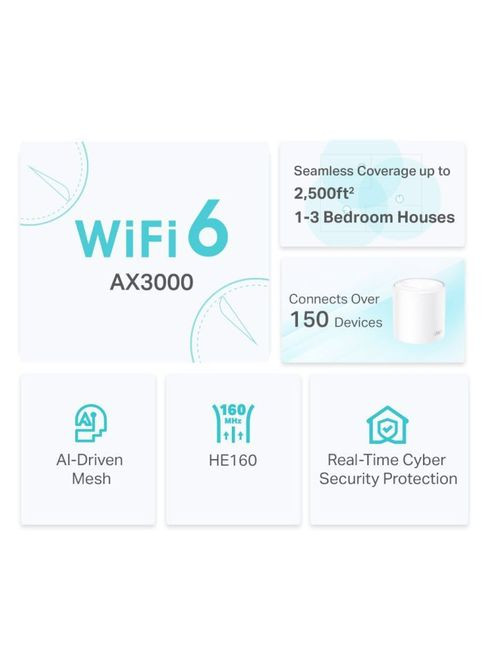 Точка доступа Wi-Fi TP-Link DECO-X50-1-PACK (370168998)