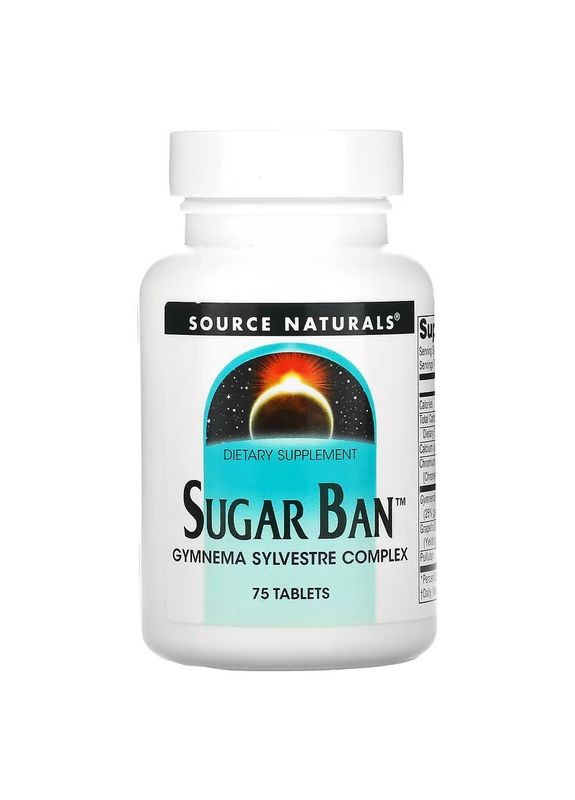Контроль сахара, Sugar Ban, 75 таблеток Source Naturals (333721573)