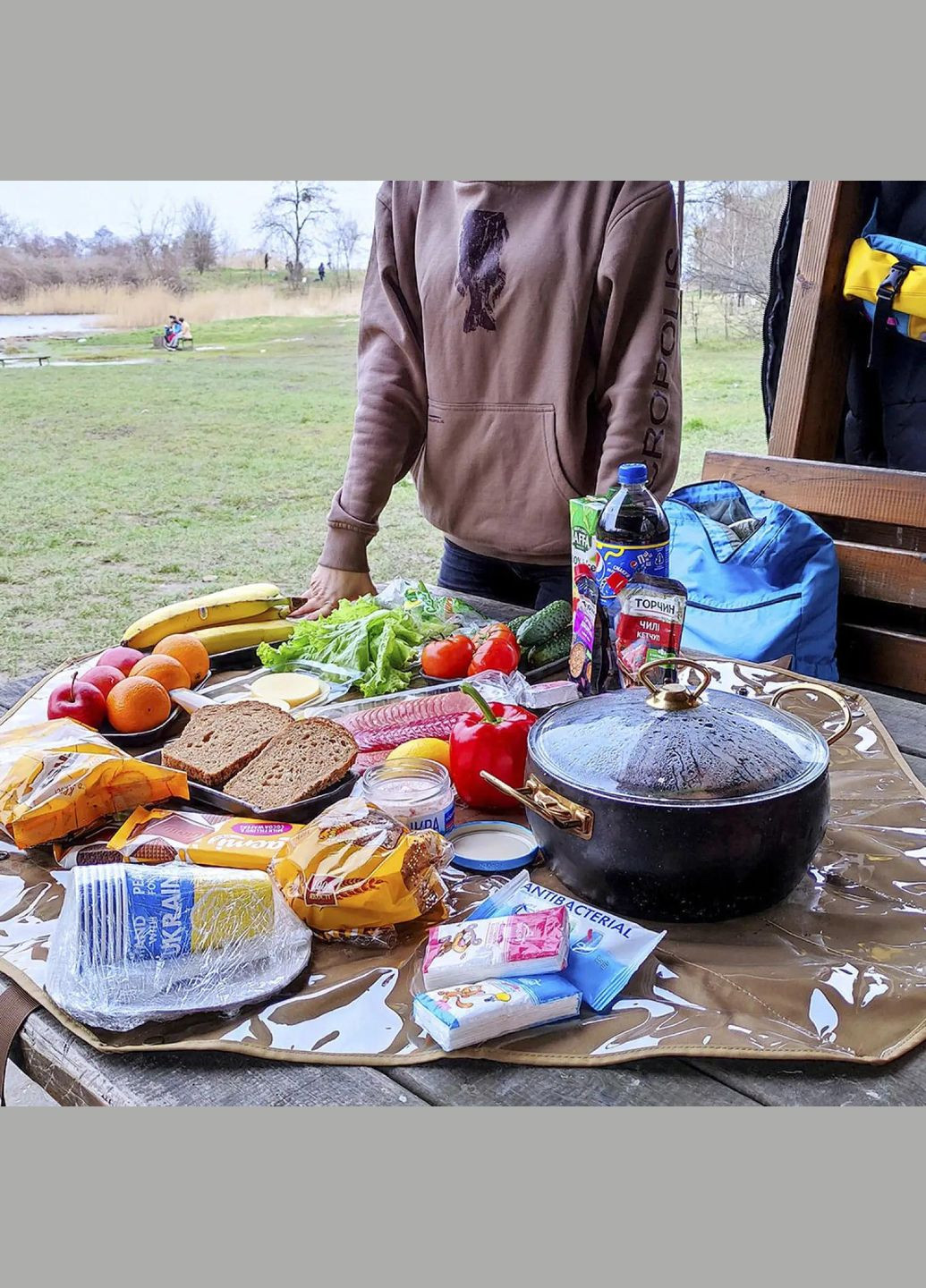 Сумка – скатерть для пикника, кемпинга, отдыха на природе ССП-1. Размер - 119х94см. Acropolis (329740976)