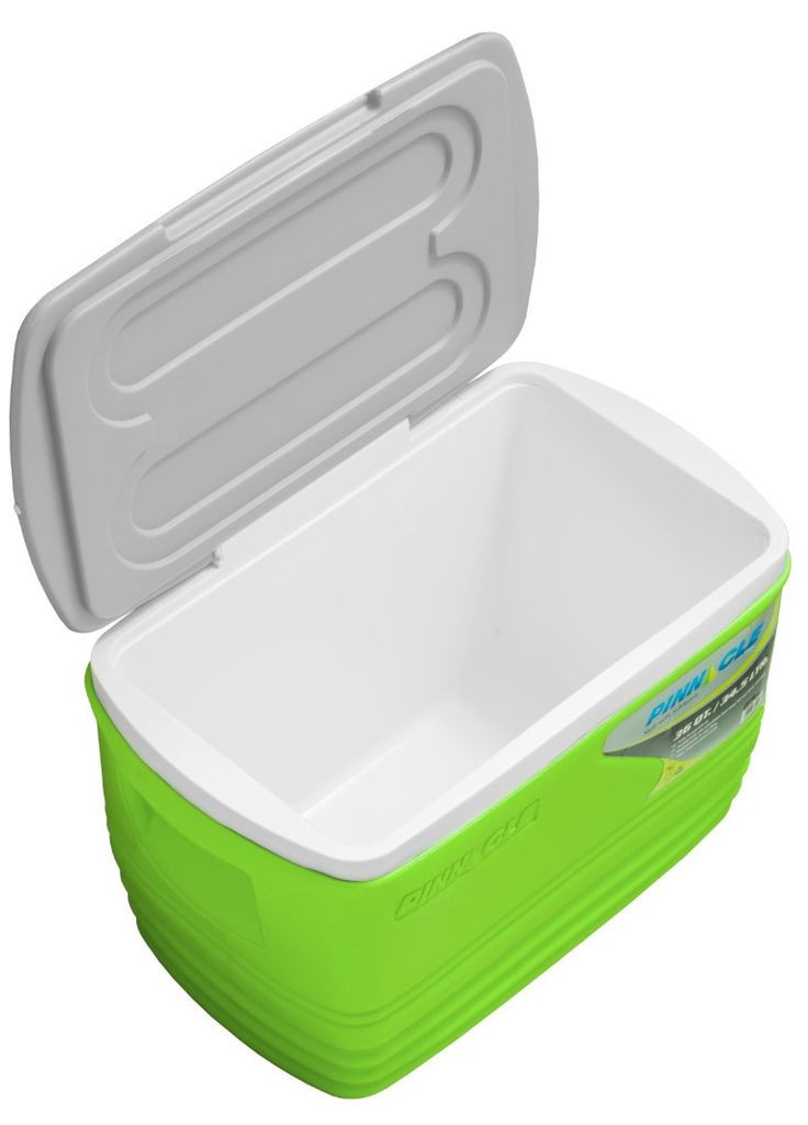 Ізотермічний контейнер Pinnacle Eskimo 34,5 л салатовий термобокс для зберігання продуктів та напоїв термосумка ProDobro (367265108)