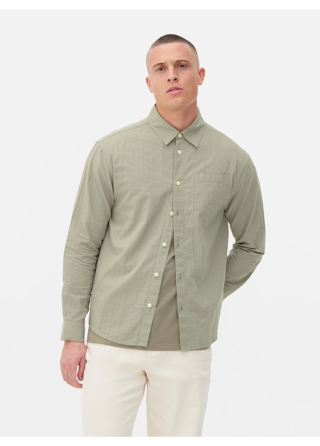 Бежевая рубашка Primark