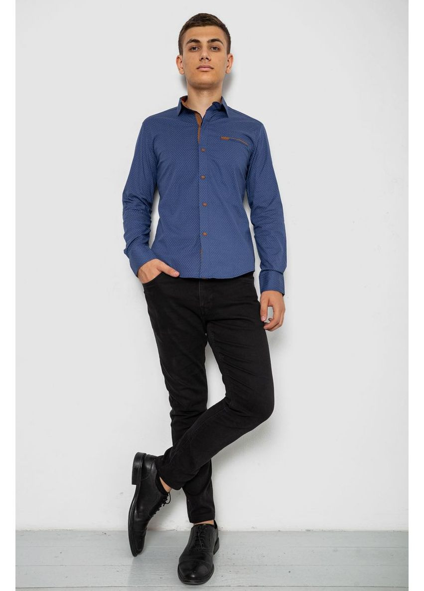 Синяя рубашка Ager