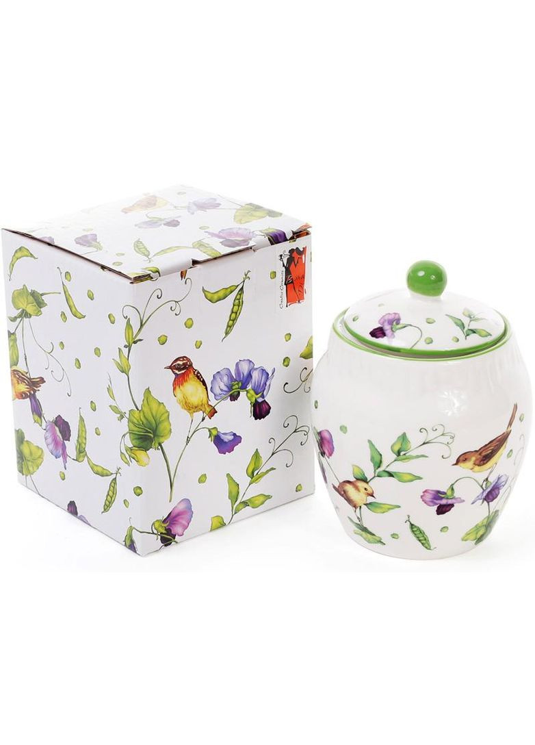 Банку порцелянова Кантрі 400мл для сипучих продуктів контейнер для зберігання цукру та спецій Bona (368989939)