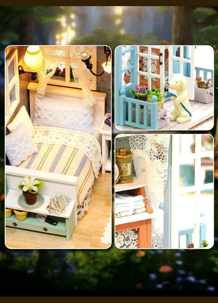 Сборная модель румбокс "Дом в прованском стиле" Cute Room (334338009)