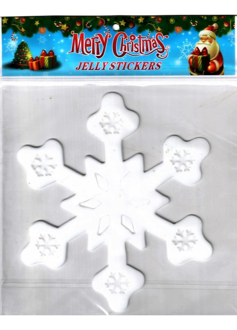 Наклейка силиконовая многоразовая Merry Christmas 8924485198125 ООПТ (372707235)