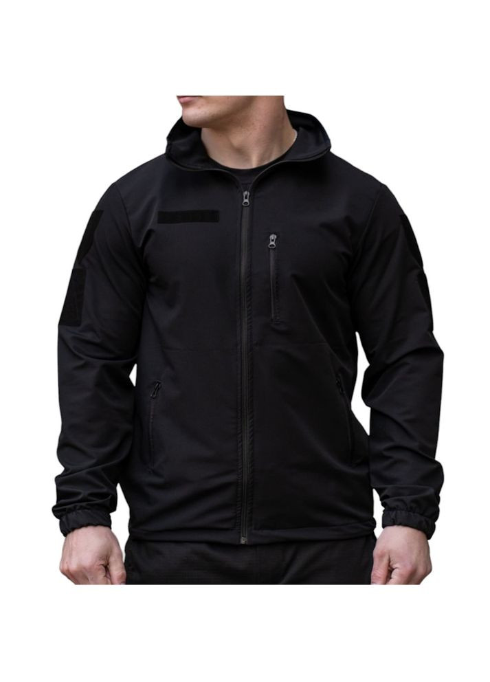 Куртка-вітрівка тактична Double weave Falcon колір чорний Klost (322502667)