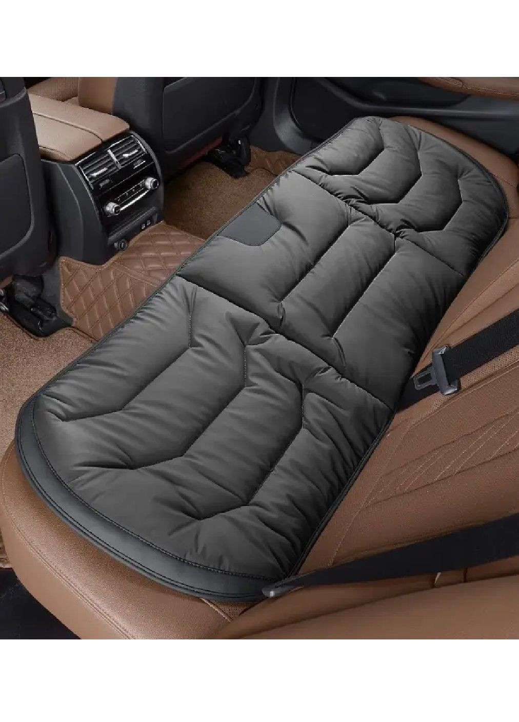 Комплект подушек ортопедических на переднее заднее сидения автомобиля машины из экокожи с пеной памяти (479135-Prob) Черный Unbranded (315844241)