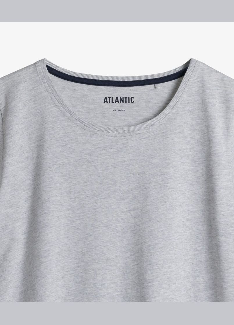 Сіра всесезон жіноча піжама nlp футболка + капрі Atlantic