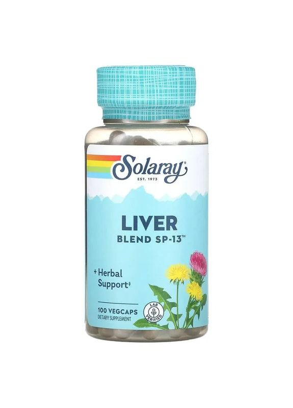 Суміш для печінки Blend SP-13 100 капсул Solaray (361118907)