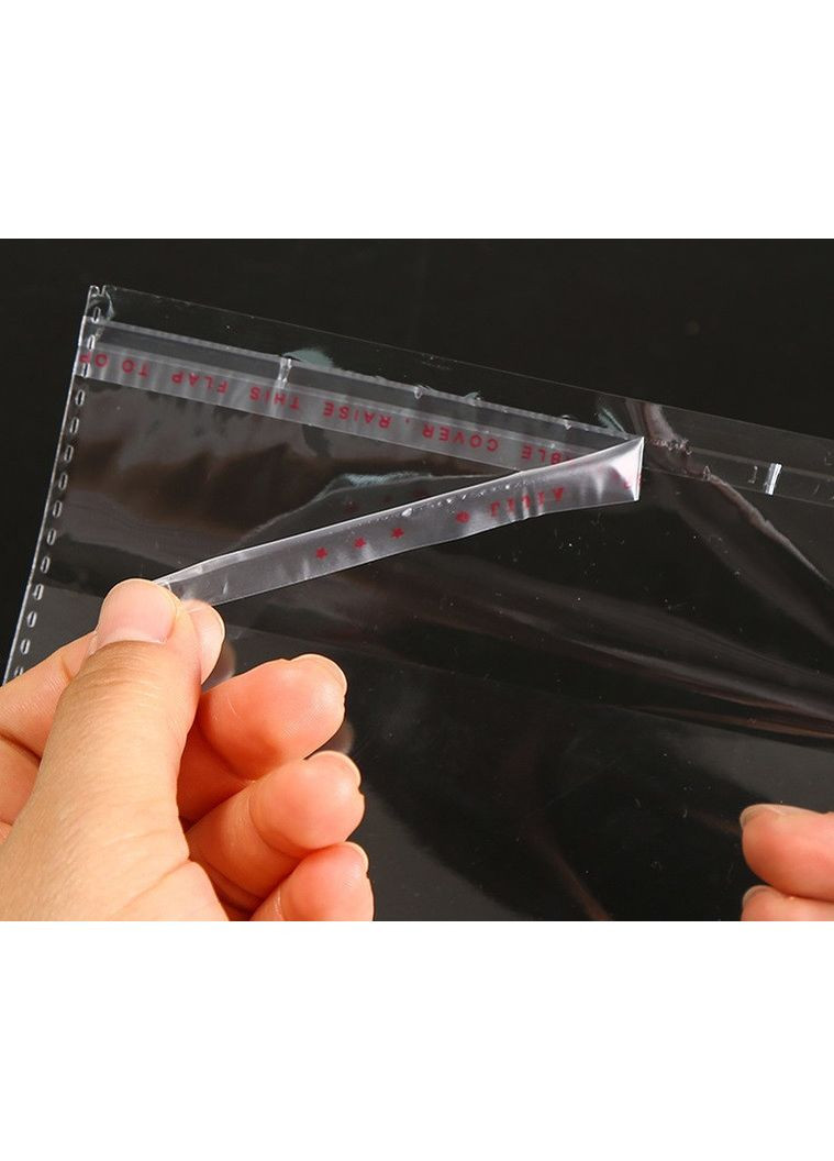 Пакет 100х150мм полипропиленовый с клейкой лентой ВОРР No Brand (371366957)