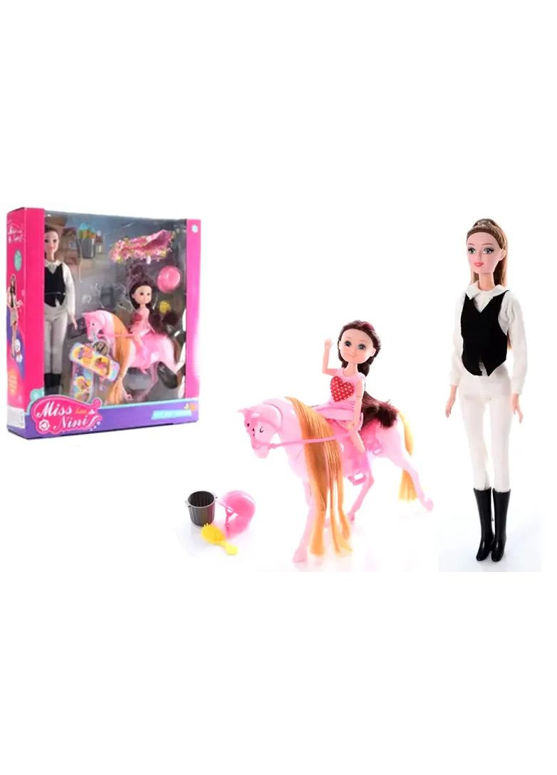 Кукла с ребёнком на лошади пластик в ассортименте 51811 YG Toys Лял5881 (370654291)