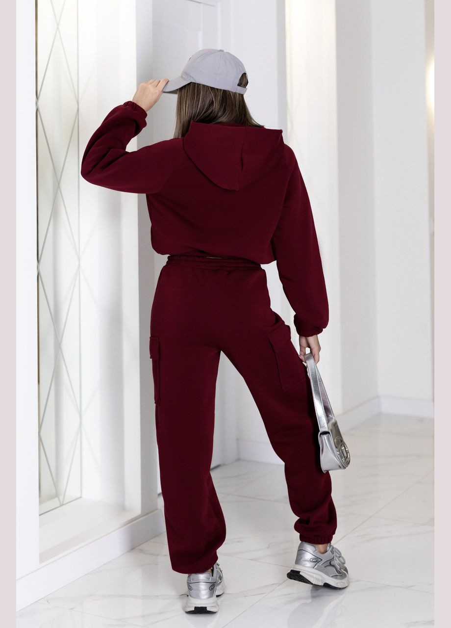 Теплий спортивний костюм зі штанами карго Fashion Girl (306712198)