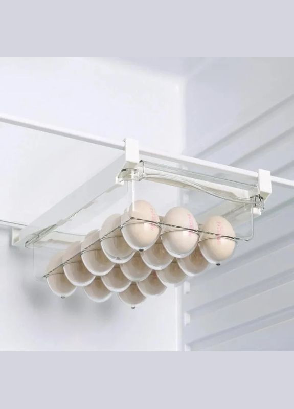 Кухонный держатель для яиц выдвижной контейнер для яиц фруктов овощей для холодильника No Brand (315633055)