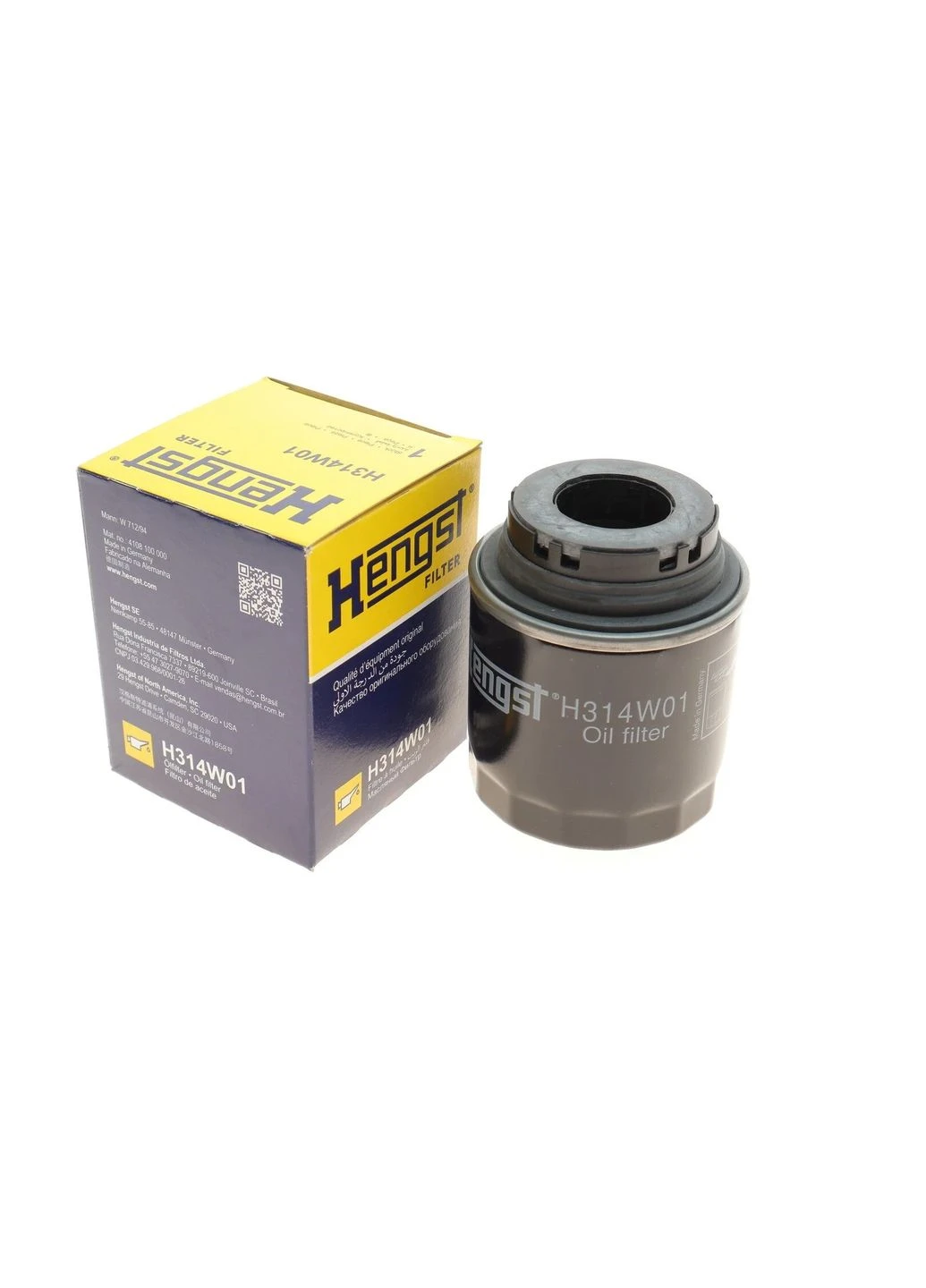 Фильтр масляный двигателя VAG 1.2-1.4 TSI 07- (выр-во HENGST) Hengst Filter (345764270)