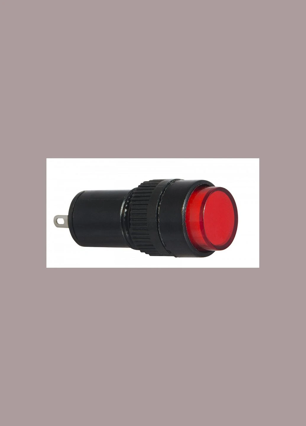 Лампа сигнальна 22мм червоний LED 220V АC [A0140030188] AD22E-12DS АСКО (344529548)