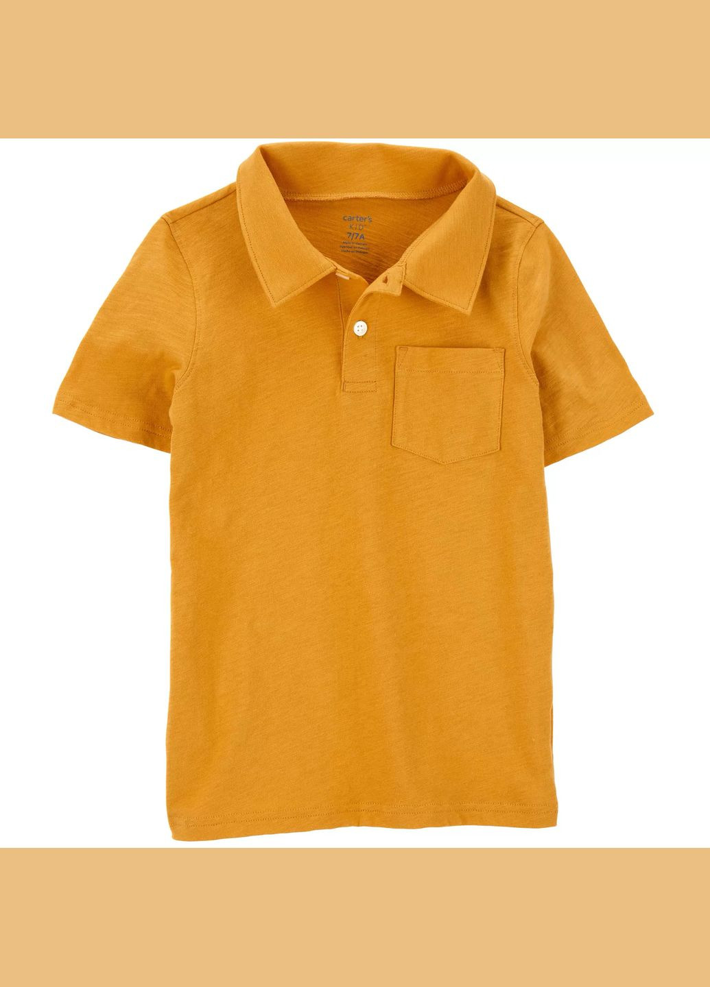Жовта демісезонна футболка для хлопчика 102-108 см (3n609310_) Carter's