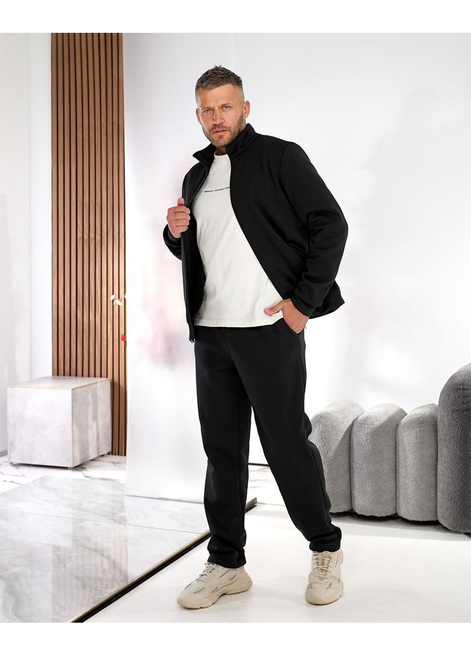 Мужской спортивный костюм на флисе "Street Force" – Размерная сетка в описании. GD/GL Модний простір (364965533)