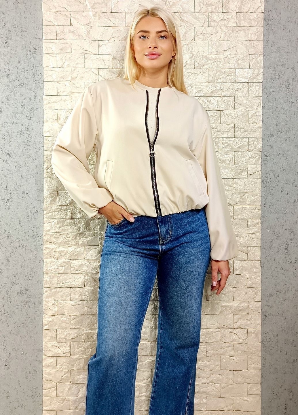 Куртка бомбер Classe 22 без застібки (361021815)