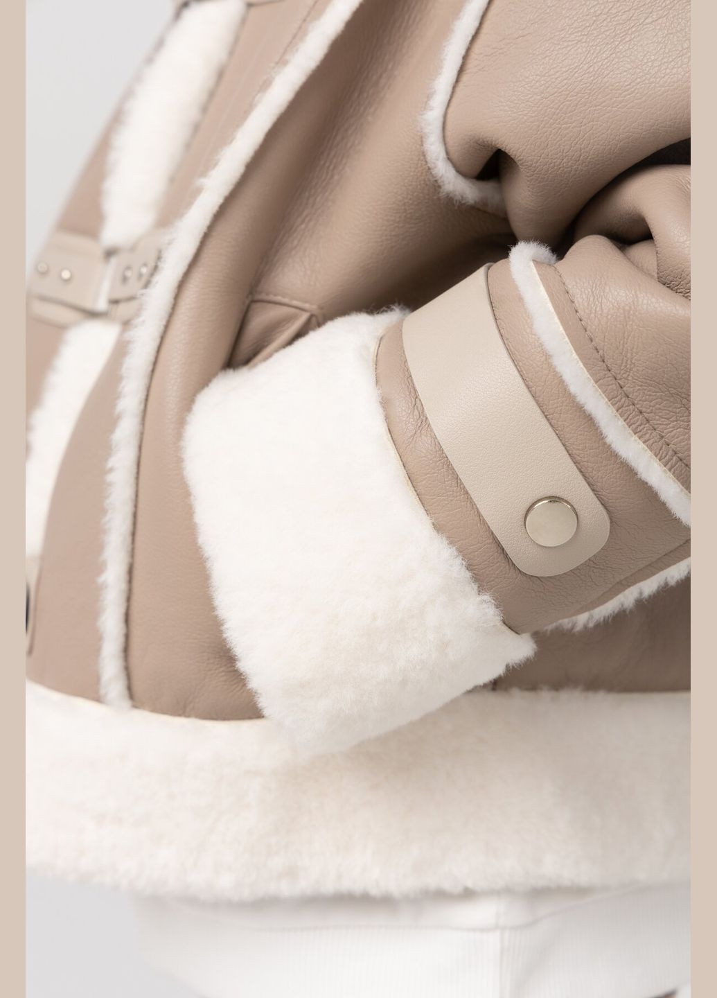 Дубленка для девочки 8587 164 см Бежевый (2000990214034W) shop (2000990214034) Yekipeer (269367249)