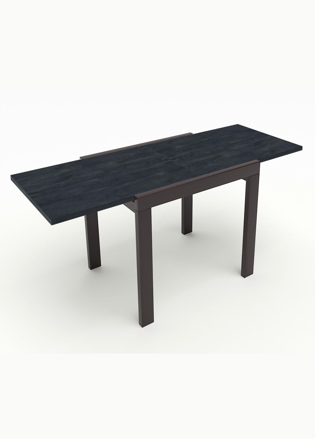 Стол обеденный раскладной Слайдер 815 Венге/Угольный камень Fusion Furniture (341525677)