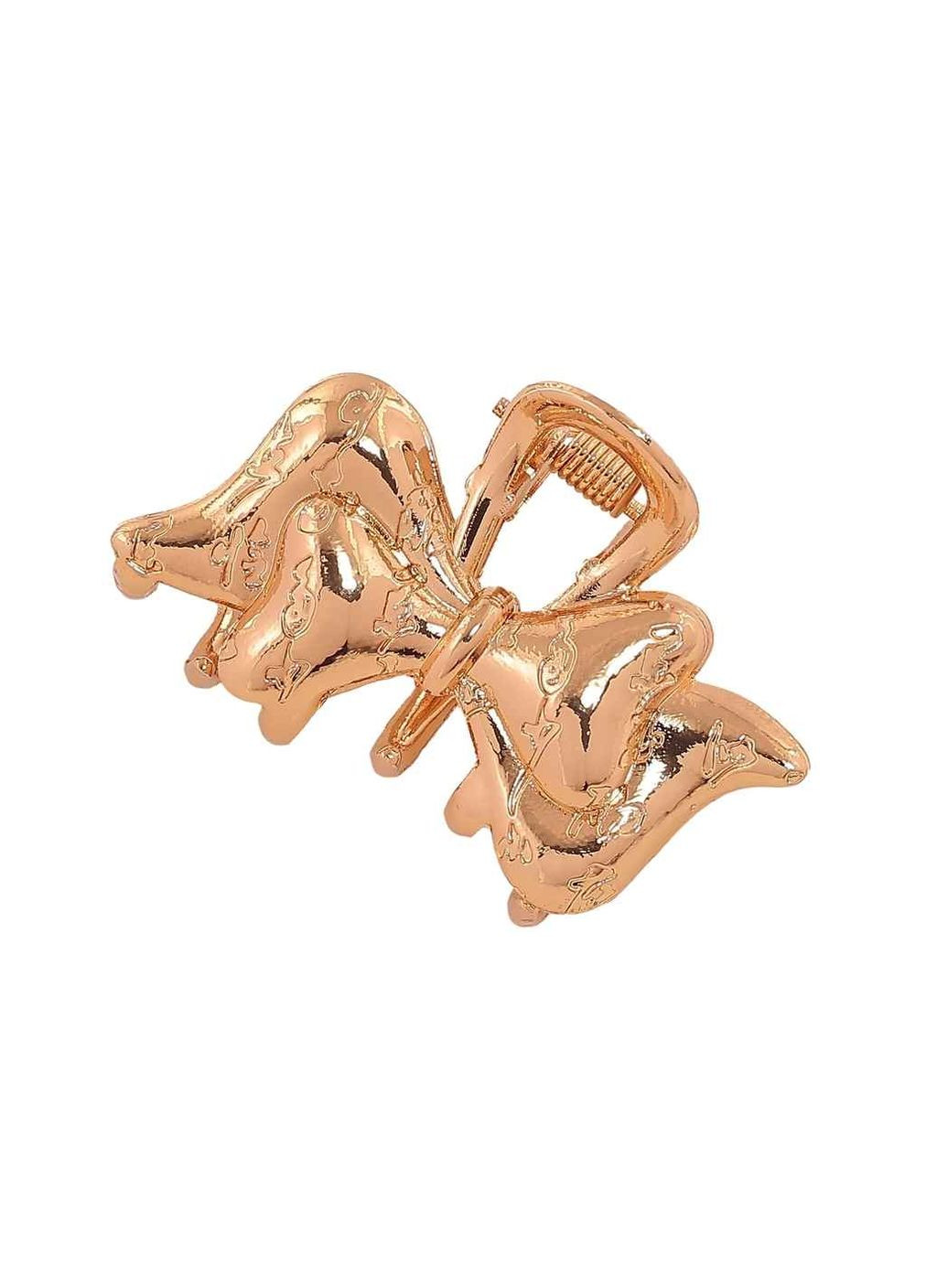 Заколка-краб 4,5см метал «Бант з візерунком» (289827) Xuping Jewelry (362373360)