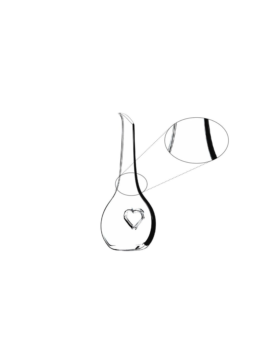 Декантер Black Tie Bliss 1.21 л Hand Made (2009/03) Riedel (301002643)