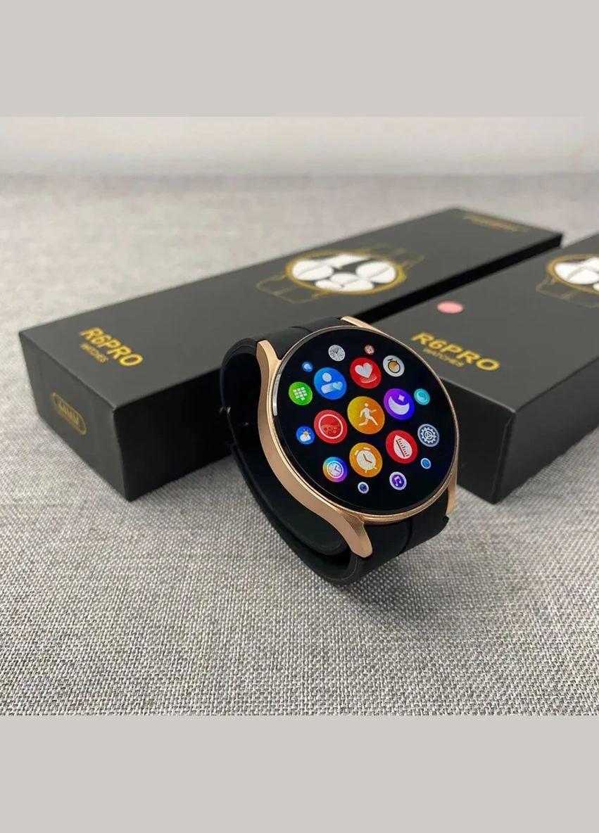 Смарт-годинник R6 Pro Amoled Black (FendiorR6PBlack) Fendior (303613398)