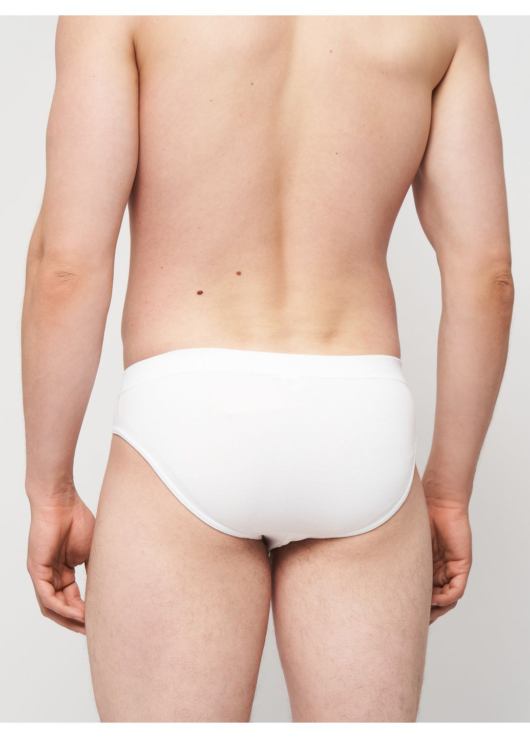 Труси-сліпи чоловічі білого кольору ТМ РОЗА Роза (353501723)