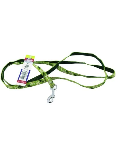 Повідець для собак Pet Attire Weave 2.5 х 120 см зелений принт ромашка (76484524066) Coastal (279564854)