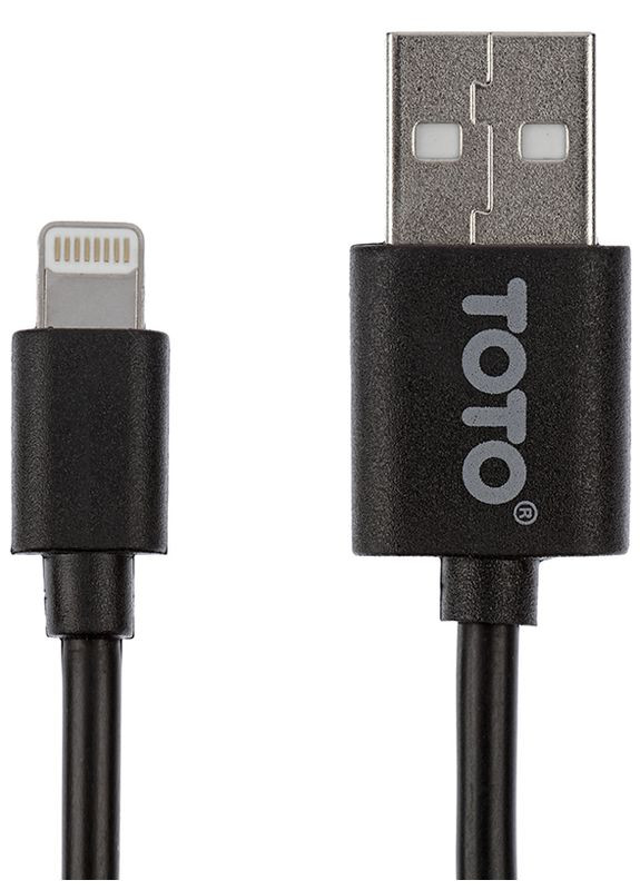 Кабель TKG16 High speed USB cable Lightning 0,9m Black Toto (301471439)