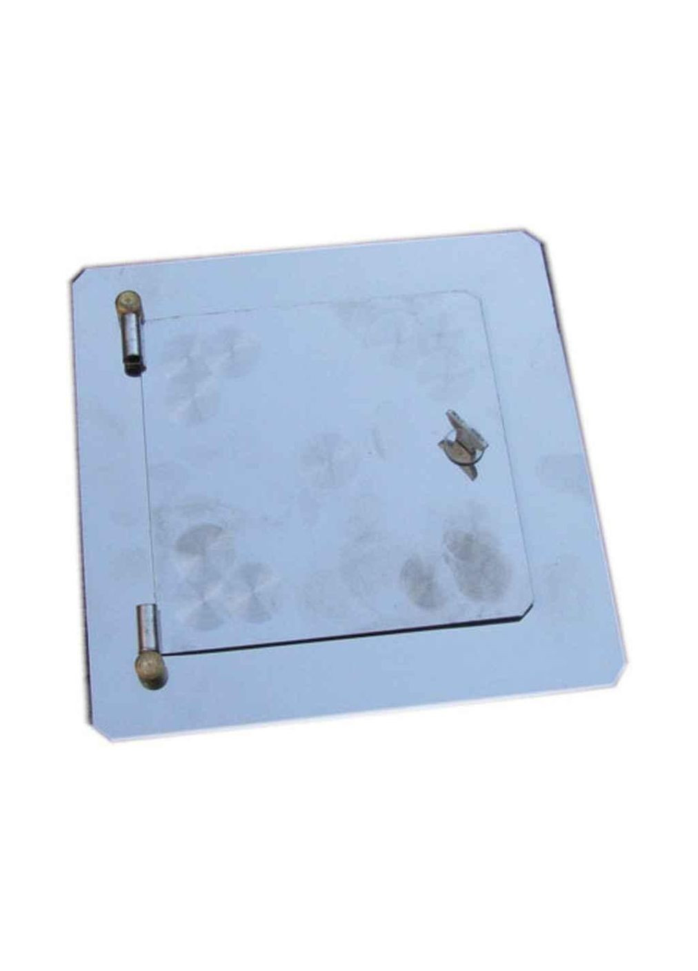 Дверка димохідна (на завісах) нержавійка 150х150мм,посад. 90х90мм ТМ ВОДОЛІЄВ-ЯП Водолій-ЯП (303631305)