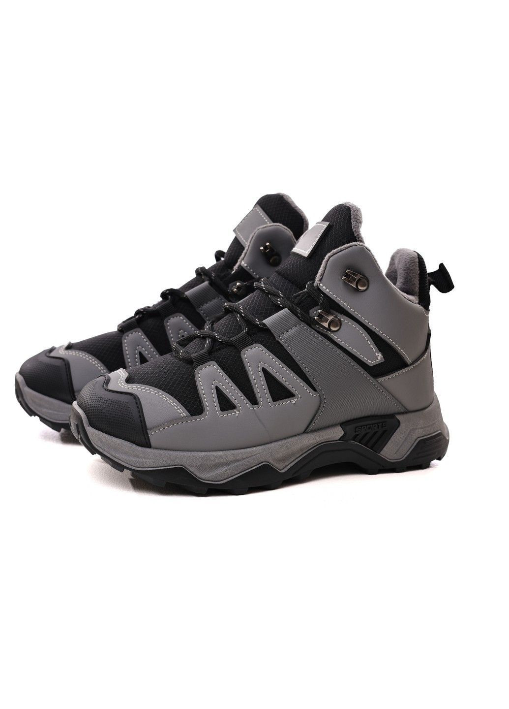 Серые кроссовки для мальчика подростка AESD