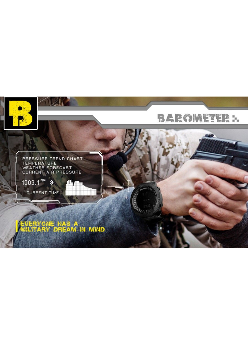 Тактичний чоловічий годинник Apache North Edge (299153007)