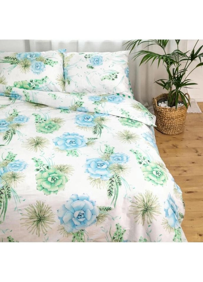 Постільна білизна полуторна Happy Sleep 708 Романс 2-03794-24708 150х215 см ТЕП (327791303)