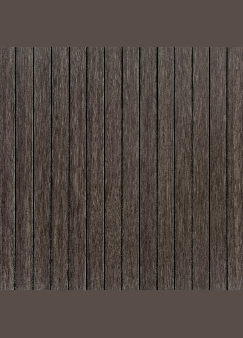 Покрытие виниловое самоклеющееся 3D рейки дымчатый каштан 600*600*2,8мм (D) SW-00002195 Sticker Wall (316187346)