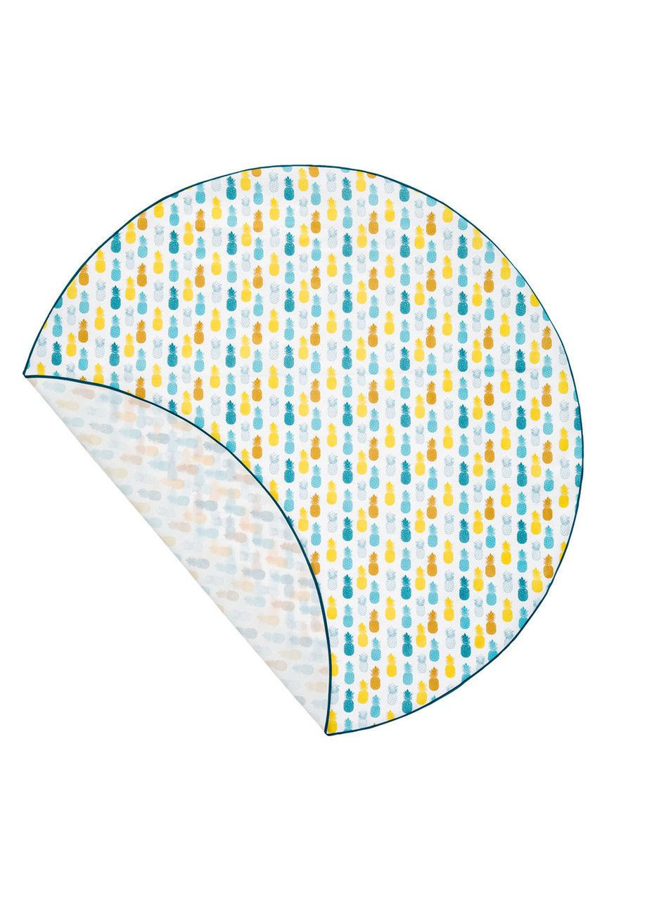 Водовідштовхувальна скатертина кругла Ананаси Ø 160 см, клейонка кухонна Livarno home (324833970)