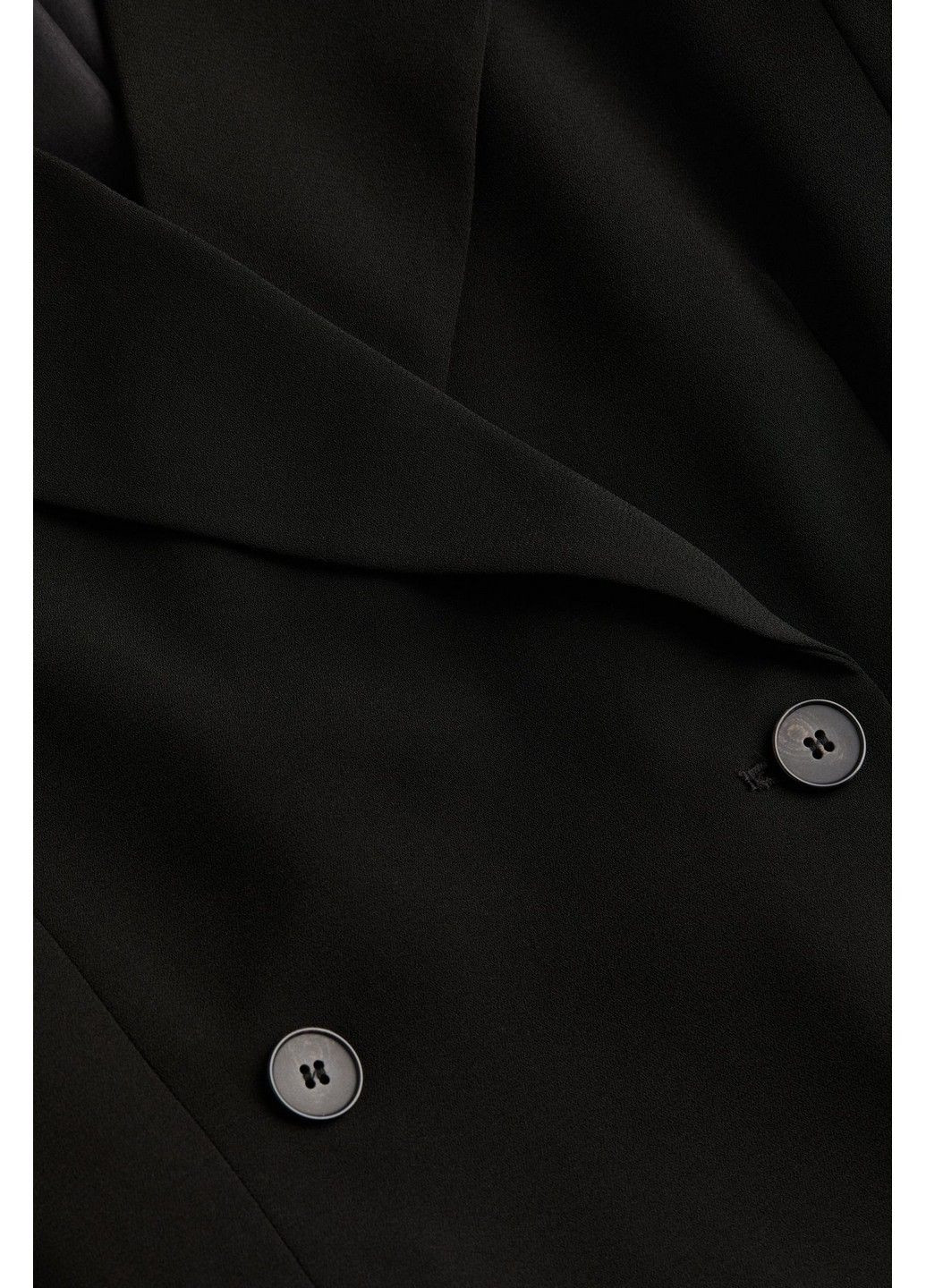 Чорна ділова сукня-піджак H&M однотонна