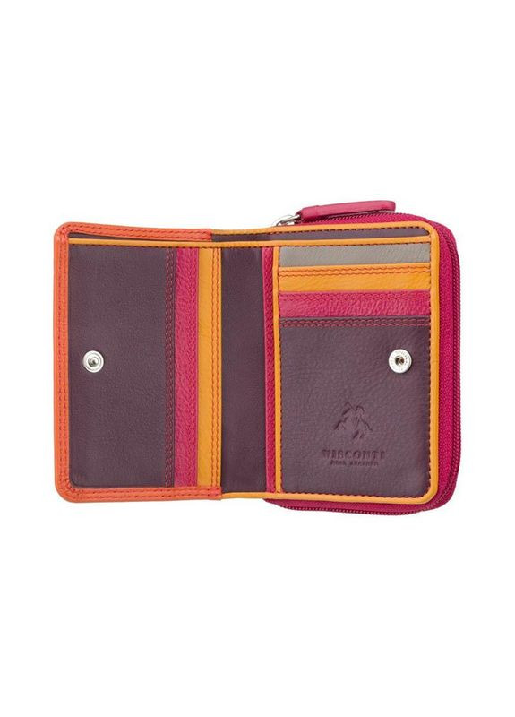 Кошелек женский кожаный Hawaii с RFID Orange Multi (RB53 ORG M) Visconti (335405683)