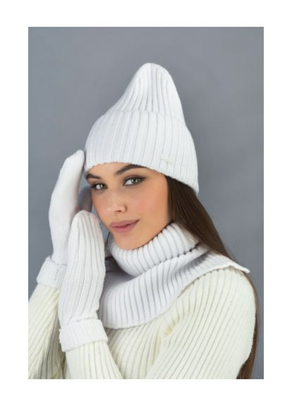 Жіночий комплект шапка, рукавички та баф Совон Braxton (369559036)