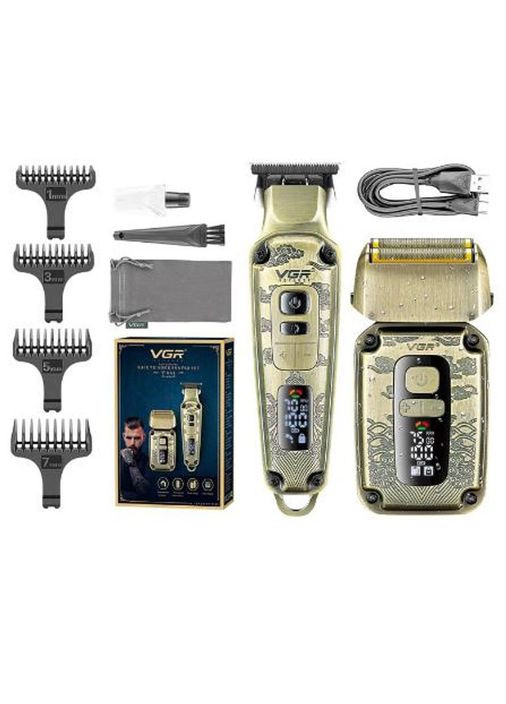 Машинка для стрижки и бритья V-641, Беспроводная электробритва, Машинка для стрижки головы VGR (364664286)