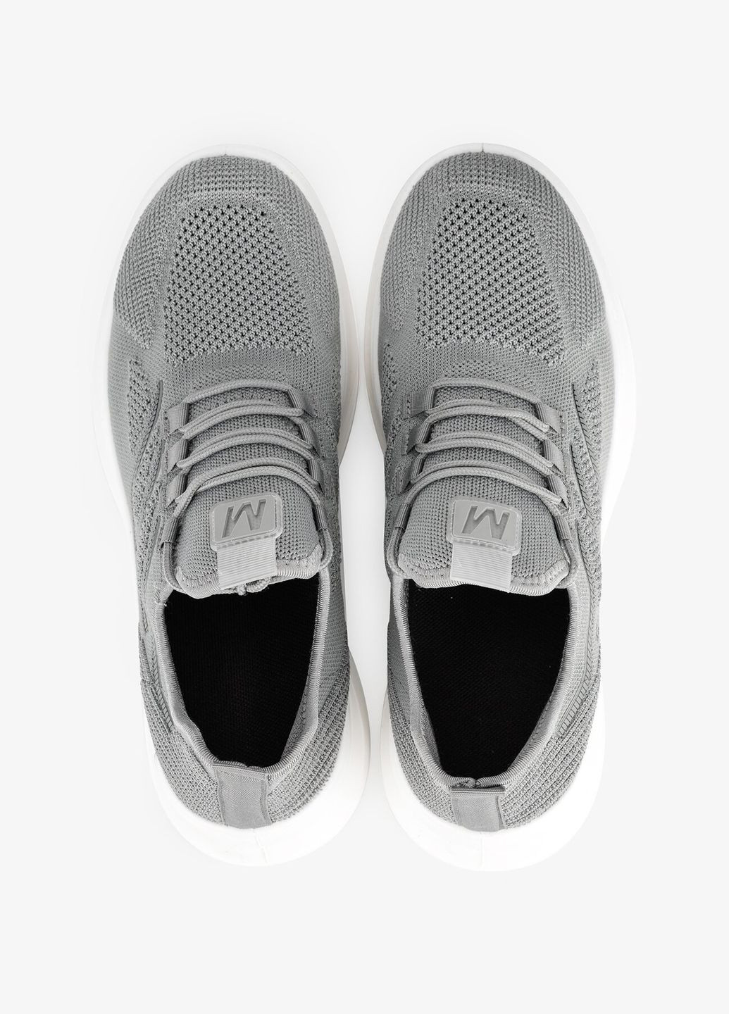 Серые всесезонные кроссовки мужские 2363-4 серый shop (2000999163890) No Brand