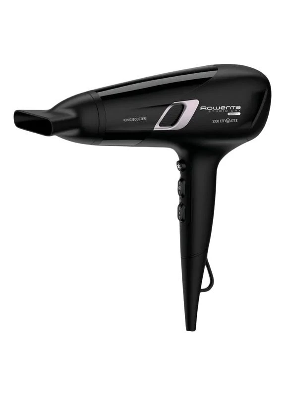 Фен Studio Dry Glow CV5820F0, мощность 2300 Вт, ионизация, 2 скорости, 3 температурных режима Rowenta (371633643)