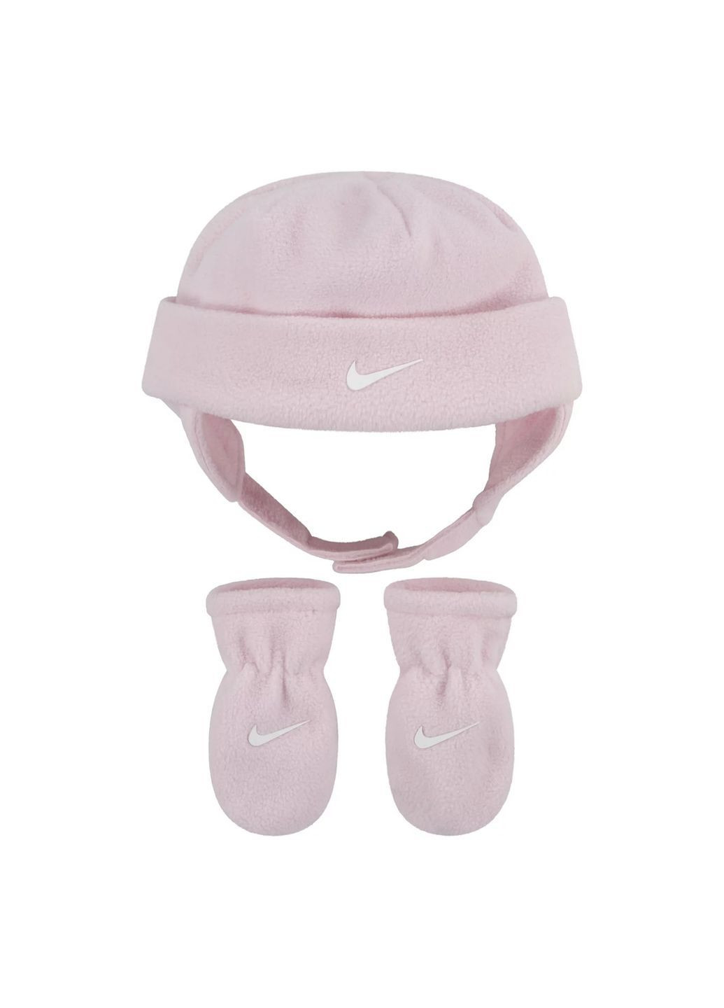 Комплект флисовый для младенцев шапочка и перчатки Nike (370756903)