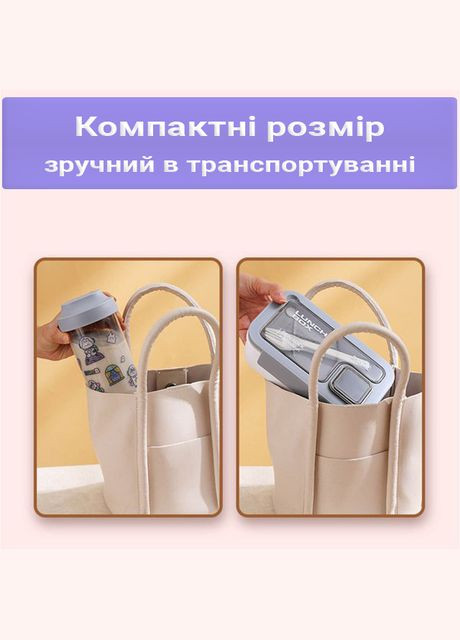 Набір ланчу 2в1 Ланч Бокс 1100мл і пляшка для води 500мл Star зелений No Brand (294206333)