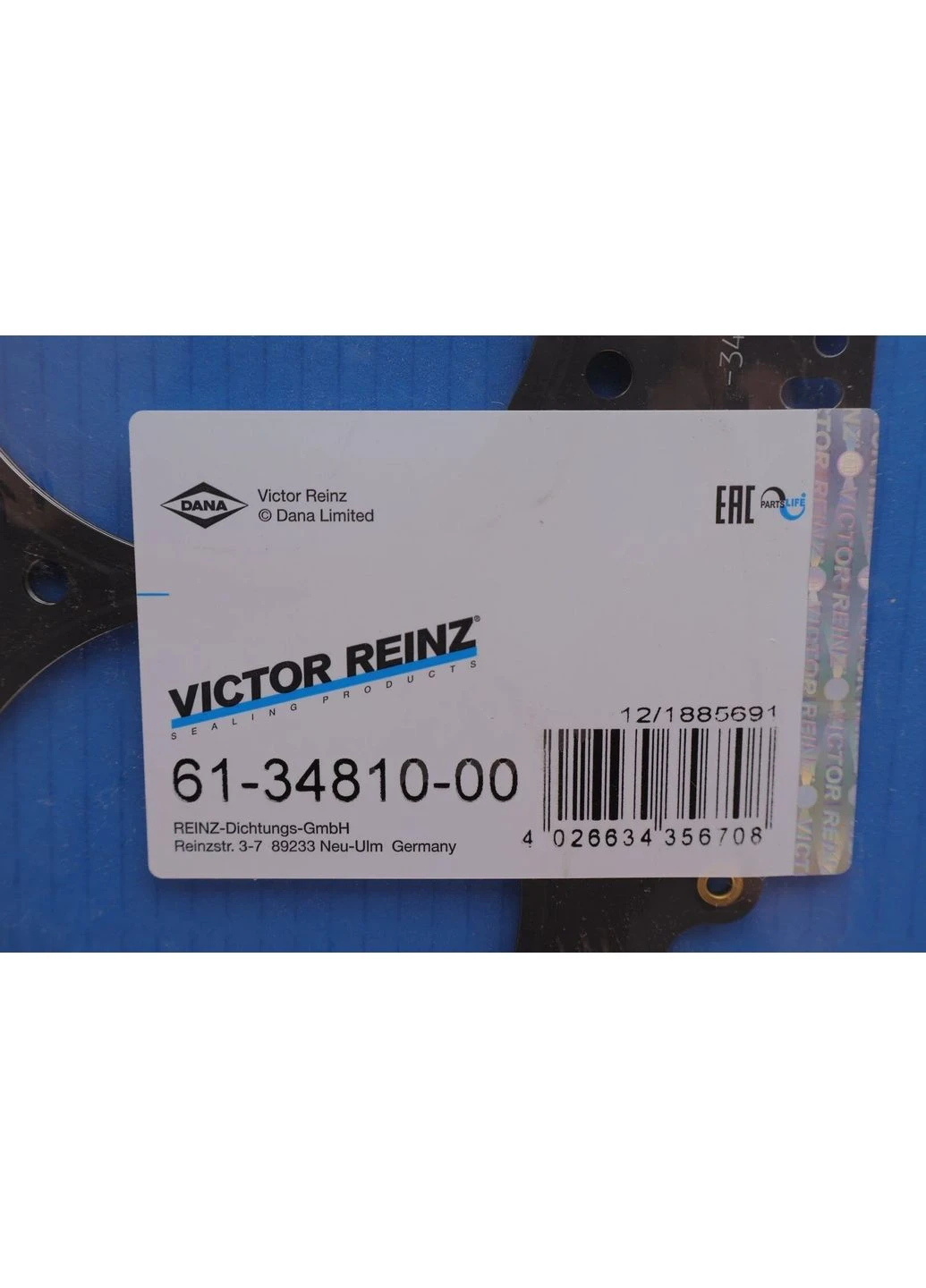 Прокладка головки цилиндров Victor Reinz (389879645)