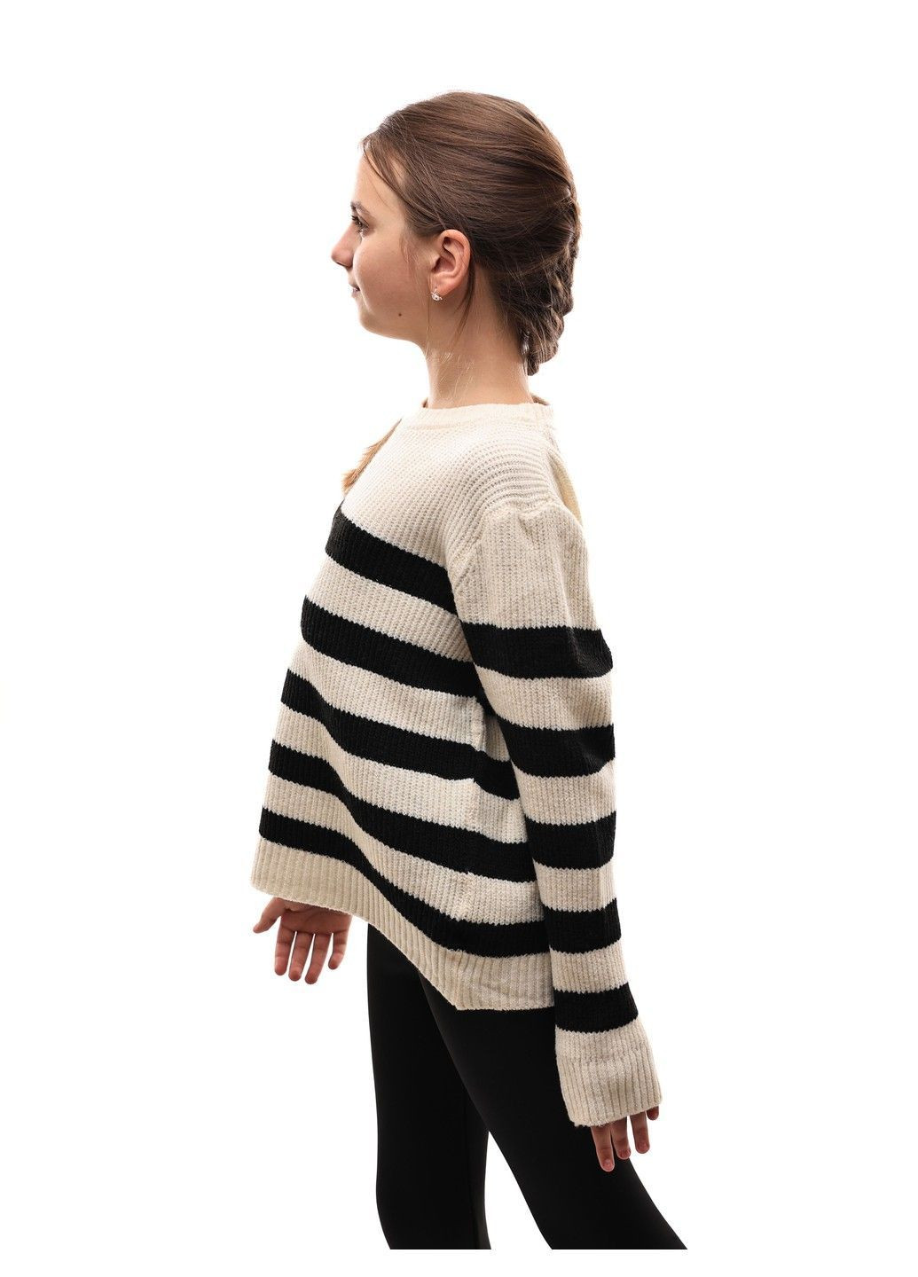 Світло-бежевий светр для дівчинки підлітка No Brand