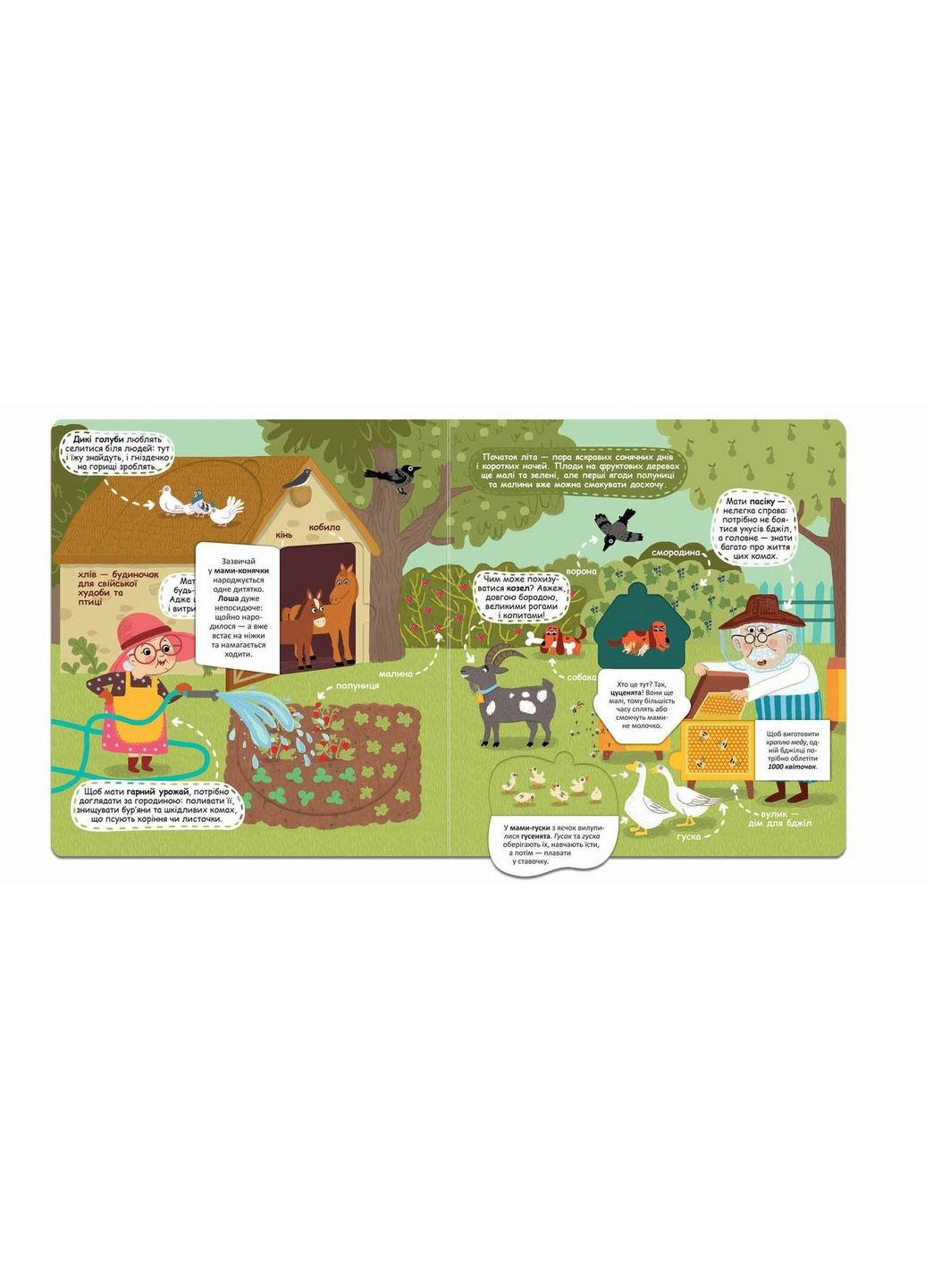 Книга Я пізнаю світ. Сезонні зміни на фермі (українською мовою) No Brand (322275684)