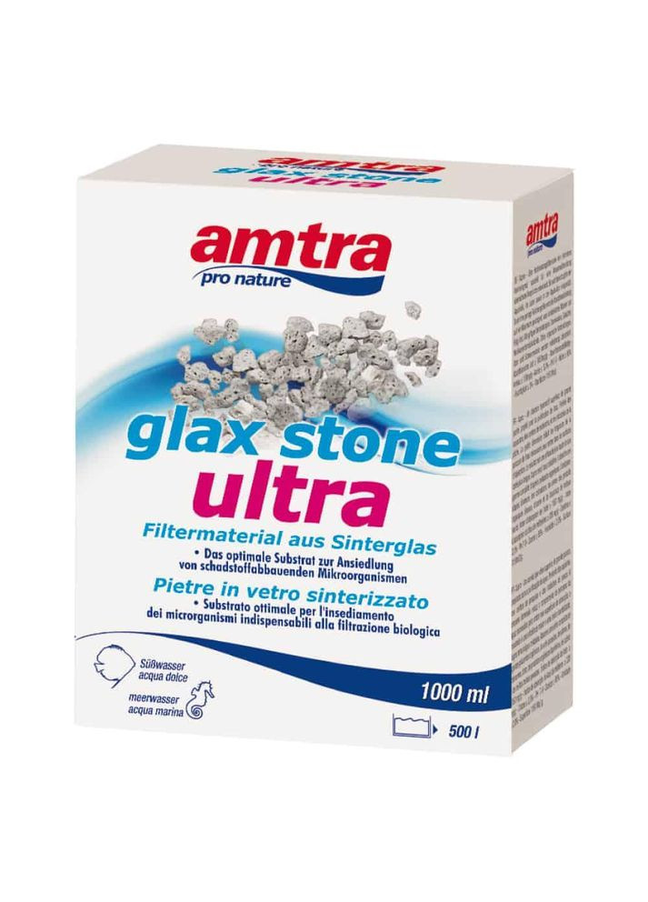 CROCI GLAX STONE ULTRA ультрасовременный фильтрующий материал 1000мл для аквариума до 500 литров 3050455 Amtra (280916415)