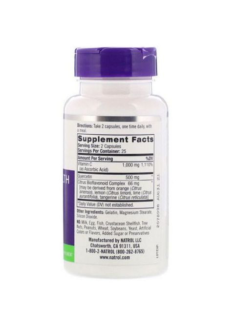 Quercetin Complex 50 Caps NTL-00908 Natrol (311675302)